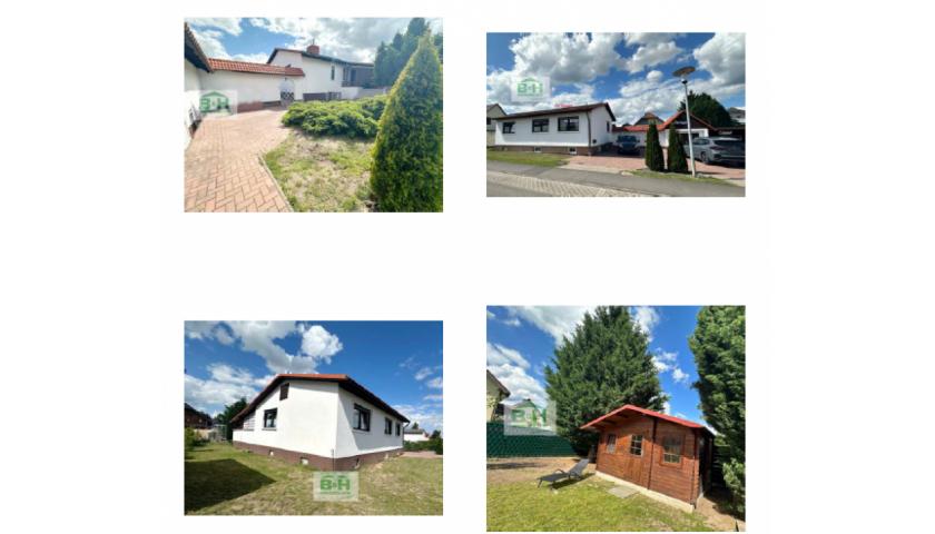 Verkauft  Freistehendes Eigenheim Bungalowtyp mit Keller Bj. 1977 auf 1147 qm wfl. 120 qm Dessau Süd – mit Garage
